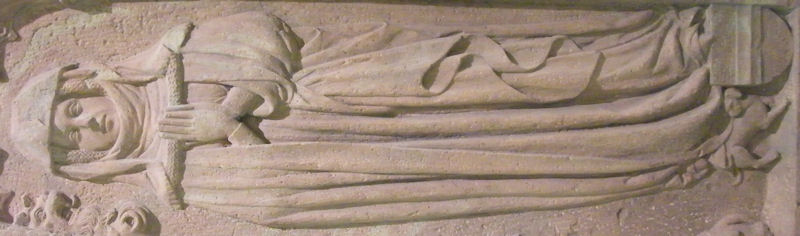 Germany Berlin - Bode Museum Heinrich Beyer of Boppard 1376 wife Lisa of Pyrmont nee Losnich 1399 Kloster Marienberg Boppard